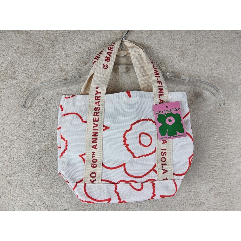 Marimekko Carrier Midi Piirto Unikko 60th Anniversary Mini Tote Bag